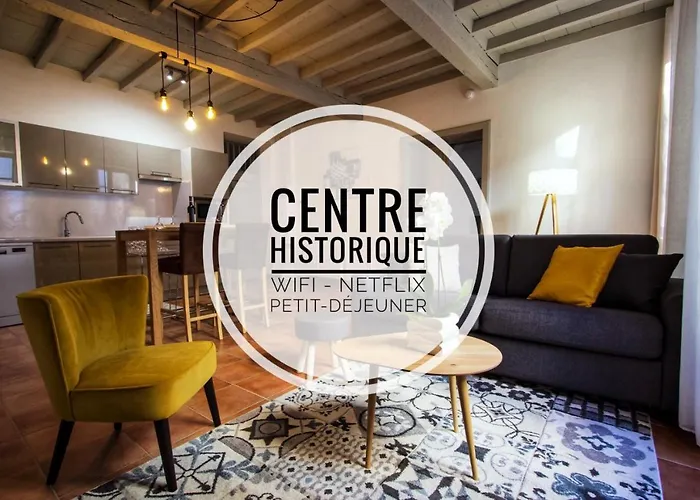 Appartement En Toute Intimité Dans Le Centre Historique *